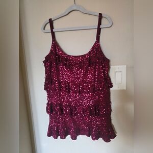 Silk Sequin Top